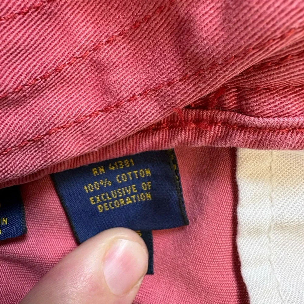 Polo Ralph Lauren Mens Shorts Size 40 Relaxed Fit Coral Red Cotton Chino Pony